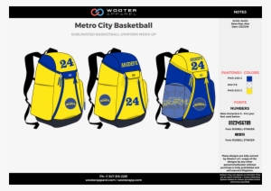 Metro City Basketball Backpack - Basketball