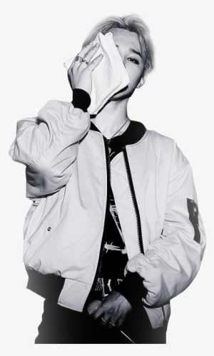 95 Liner - Jimin Black And White Transparent