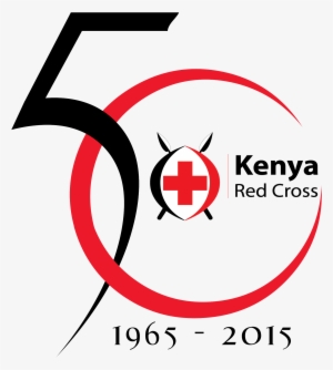 A Flag Adopted For The Occasion Had A Red Field With - Kenya Red Cross Society