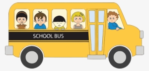 Vector Transparent Clipart Christmas Free On - School Bus Clipart For Kids