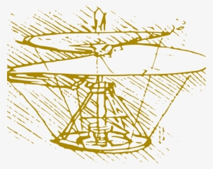 Helicopter Design For A Flying Machine Leonardo Da - Leonardo Da Vinci Spiral