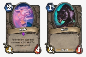 Was Watching Beauty And The Beast Then Had An Idea - Hearthstone Demon Hunter Cards