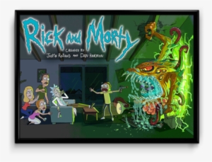Rick And Morty Poster - Rick And Morty Aqua Teen Hunger Force