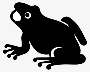 Frog Silhouette Svg Royalty Free Library - Frog Vector
