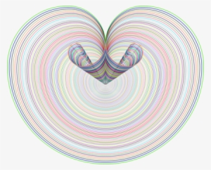 Heart Line Art Golden Ratio M-095 - Clip Art