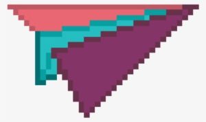 Avião De Papel Png Pixel Freetoedit - Paper Planes Pixel