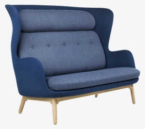 Ro Sofa Designers Selection Blue Angled - Couch