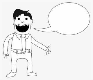 Man With Speech Bubble Png Images