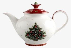 Christmas Tea Time By Pequesarah On Deviantart Clipart - Villeroy And Boch Christmas Teapot
