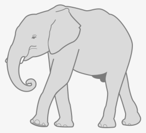 Asian Elephant Clipart Big Elephant - Elephant Clip Art Png