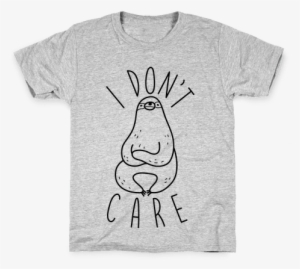 I Don't Care Sloth Kids T-shirt - Neil Degrasse Tyson Quotes Meme