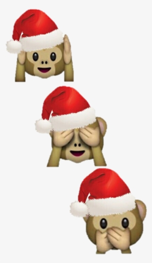 Ariana Grande Clipart Monkey - Christmas Emoji