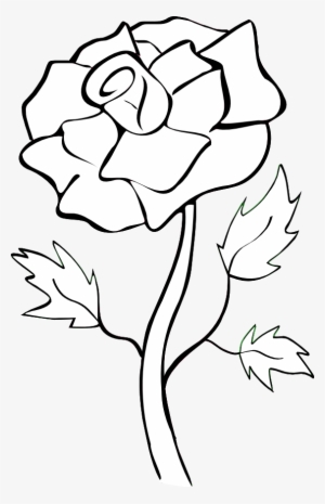 White Roses Clip Art - White Silhouette Flower Png