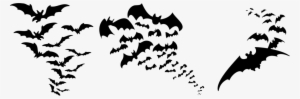 Bat Silhouette Drawing Download - Black Clip Art Bats