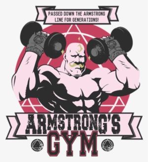 Fullmetal Alchemist T-shirt - Fullmetal Alchemist Armstrong Tshirt