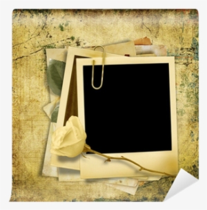 Vintage Shabby Background With Polaro - Photography
