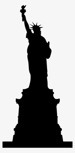 Statue Of Liberty Silhouette Png - Statue Of Liberty