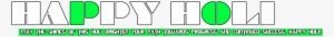 Happy Holi Png Image - Colorfulness