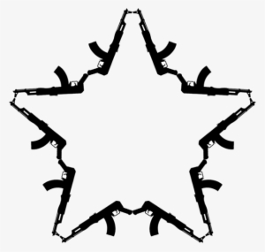 Ak 47 Tattoo - Ak 47 Star Tattoo
