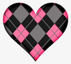 Heart Clipart Plaid - Checkered Heart Clipart