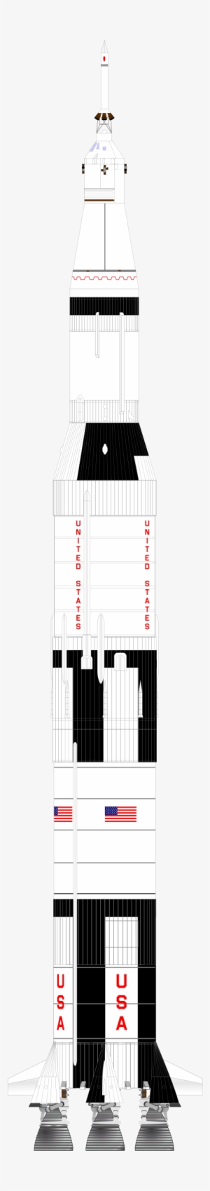 Saturn 5 Rocket Png - Rocket