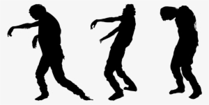 Zombie Silhouette Z86vfc Clipart Painting Ideas - Walking Zombie Silhouette