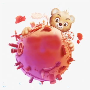 Este Gráficos Es Cartoon Planet Sobre Dibujos Animados, - Portable Network Graphics