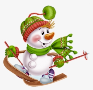 Snowman Clipart Christmas Tree - Snowman