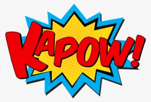 Word Svg Superhero Power - Superhero Pop Art Png