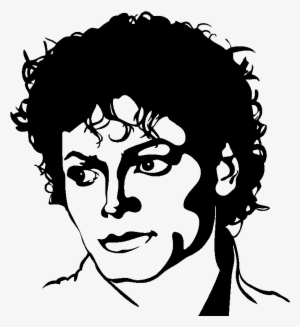 Sticker Portrait Michael Jackson Ambiance Sticker Si - Michael Jackson