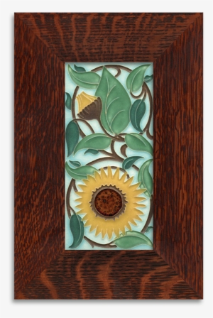 Motawi Sunflower In Light Blue - Arts And Crafts Tiles 2018 Wall Calendar