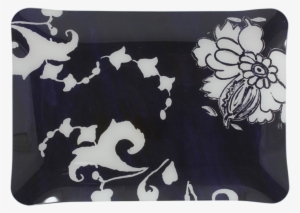 1 Small Acrylic Serving Tray Indigo - Gien Small Indigo Acrylic Serving Tray