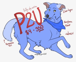 P2u] Fluffy Dog By Onlyhalfpigeon On Deviantart Picture - Dogs In Bandana Deviantart