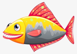 Goldfish Clipart Ish - Peces Dibujo Coloreados