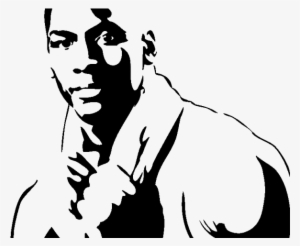 Michael Jordan Black And White Silhoette