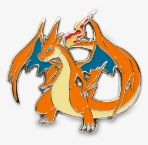 Mega Charizard Y Pin With 3 Booster Packs - Charizard Pin