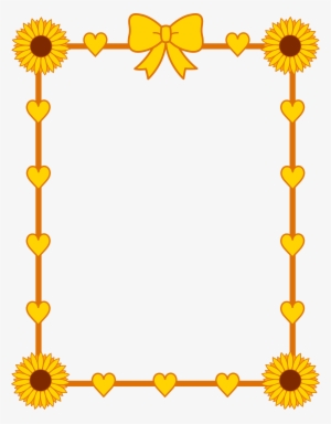 Yellow Border Frame Png Photo Png Mart