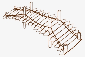 Wooden Bridge Svg Clip Arts 600 X 404 Px