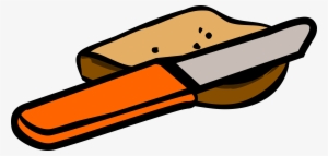 This Free Icons Png Design Of Knife And Piece Of Bread