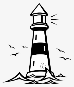 Lighthouse Clipart Png Clip Art Library Download - Lighthouse Clipart Black And White