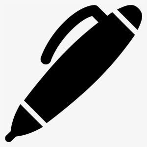 Vector Transparent Library Kugelschreiber Icon Kostenloser - Black Pen Icon