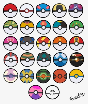 All Poke Balls - Pokeball Printable