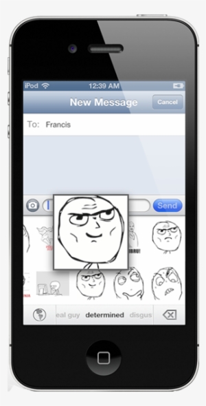 With So Many Different Rage Faces On Offer, This Keyboard - Iphone 1 Keyboard