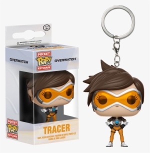 Tracer Pocket Pop Keychain - Overwatch Pop Vinyl Keychain