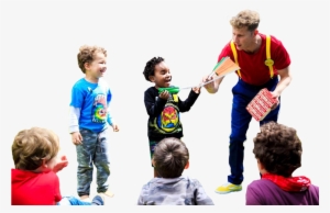 The Dev Doing A Magic Trick With Kids - Child