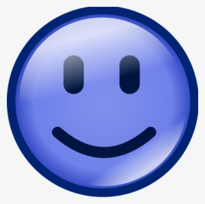 Smiley Face Vector Clip Art - Smiley Face Color Blue