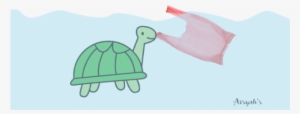 Justin Timberlake Clipart Turtle - Turtle Eating Plastic Clipart