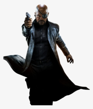 Nick Fury Samuel L Jackson Full Body - Nick Fury Avengers Png