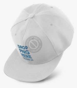 Floating Snapback Hat Mockup Over A Png Background - Hat