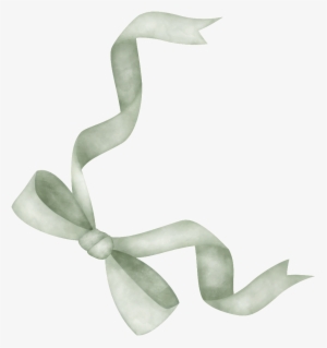 Green Cute Bow Transparent - Design